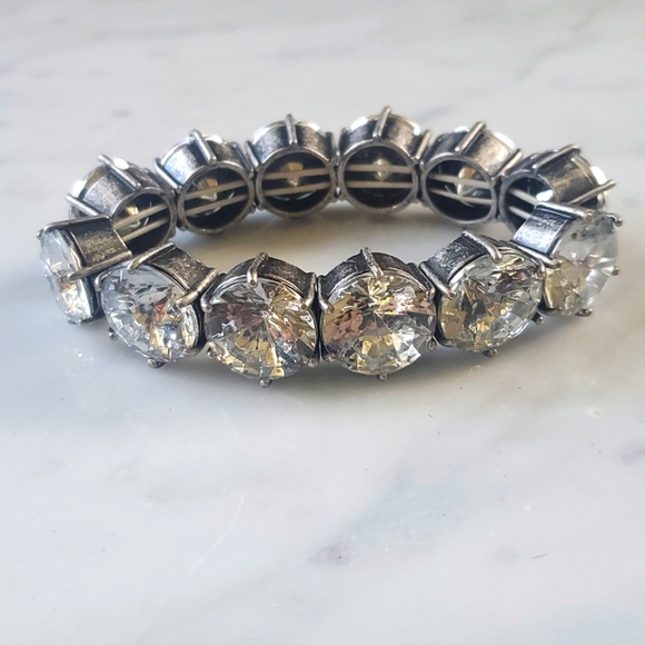 Jcrew Large Rhinestone Statement Bracelet - Picture 6 of 6